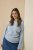 Kaffe Curve Jina Knit Pullover Powder Blue Melange - Kötött pulóverek - 