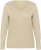 Kaffe Curve Lizzy Long Sleeve Pullover Feather Grey Melange - Kötött pulóverek - 