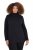 Ulla Popken Basic Long Sleeve Slim Fit Turtleneck Black - Bluzy & bluzy z kapturem - Kényelmes pulóverek és kapucnisok