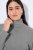 Ulla Popken Basic Long Sleeve Slim Fit Turtleneck Light Grey Melange - Bluzy & bluzy z kapturem - Kényelmes pulóverek és kapucnisok