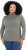Ulla Popken Basic Long Sleeve Slim Fit Turtleneck Grey - Bluzy & bluzy z kapturem - 