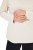 Ulla Popken Basic Long Sleeve Slim Fit Turtleneck Natural - Bluzy & bluzy z kapturem - Kényelmes pulóverek és kapucnisok