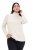 Ulla Popken Basic Long Sleeve Slim Fit Turtleneck Natural - Bluzy & bluzy z kapturem - Kényelmes pulóverek és kapucnisok