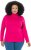Ulla Popken Basic Long Sleeve Slim Fit Turtleneck Red Pink - Bluzy & bluzy z kapturem - 