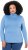 Ulla Popken Basic Long Sleeve Slim Fit Turtleneck Light Cornflower - Bluzy & bluzy z kapturem - 