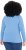 Ulla Popken Basic Long Sleeve Slim Fit Turtleneck Light Cornflower - Bluzy & bluzy z kapturem - 