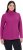 Ulla Popken Basic Long Sleeve Slim Fit Turtleneck Berry - Bluzy & bluzy z kapturem - 