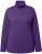 Ulla Popken Basic Long Sleeve Slim Fit Turtleneck Deep Violet - Bluzy & bluzy z kapturem - 