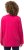 Ulla Popken Back To Basics V-Neck Relaxed Fit Cotton Tee Magenta Pink - Pólók - 