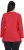 Ulla Popken Back To Basics V-Neck Relaxed Fit Cotton Tee Salsa Red - Pólók - 