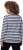 Ulla Popken Striped A-Line Long Sleeve Tee Navy Blue - Mintás pólók nőknek - 