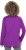 Ulla Popken Metallic Graphic Holiday Tee Dark Purple - Mintás pólók nőknek - 