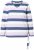 Ulla Popken Striped Knotted Hem Long Sleeve Tee Lavender - Mintás pólók nőknek - 