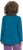 Ulla Popken Inverted Seam Long Sleeve Graphic Tee Teal - Mintás pólók nőknek - 