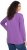 Ulla Popken Dream Rhinestone Lettering Long Sleeve Tee Light Plum - Mintás pólók nőknek - 