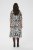 Kaffe Curve Alia Shirt Dress Black Chalk Animal - Midi ruhák - 