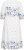 Kaffe Curve Rosa Midi Dress Blue Tones Border Flower - Ruhák - 