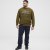 North Latitude Sweatshirt Army Green TALL - FÉRFIRUHÁZAT MT-6XLT - TALL-méretek