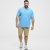 North Latitude Polo Pique Short Sleeve Turquoise - Pólóingek - Galléros Pólók 2XL-8XL - Pólóingek 2XL-8XL