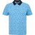 North Latitude Polo Pique Printed Turquoise - Pólóingek - Galléros Pólók 2XL-8XL - Pólóingek 2XL-8XL