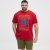 North Latitude T-Shirt Printed Short Sleeve Red - Pólók - Nagyméretű pólók - 2XL-14XL