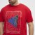 North Latitude T-Shirt Printed Short Sleeve Red - Pólók - Nagyméretű pólók - 2XL-14XL