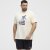North Latitude T-Shirt Printed Off-White - Pólók - Nagyméretű pólók - 2XL-14XL
