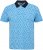 North Latitude Polo Pique Printed Turquoise TALL - FÉRFIRUHÁZAT MT-6XLT - TALL-méretek