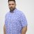 North Latitude Shirt Denim Printed Allover Blue - Ingek - Ingek 2XL-10XL