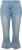 Ulla Popken Cropped Flared Eyelet Jeans Light Blue - Női Farmer & Nadrágok Nagy Méretekben – Plus Size - 