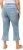 Ulla Popken Cropped Flared Eyelet Jeans Light Blue - Női Farmer & Nadrágok Nagy Méretekben – Plus Size - 