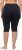 Ulla Popken Stretch Knit Bike Shorts Blue - Női Farmer & Nadrágok Nagy Méretekben – Plus Size - 