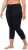 Ulla Popken Basic Stretch Knit Capris Navy - Női Farmer & Nadrágok Nagy Méretekben – Plus Size - 