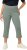Ulla Popken Stretch Basic Bengaline Capri Pants Light Moss Green - Női Farmer & Nadrágok Nagy Méretekben – Plus Size - 