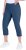 Ulla Popken Stretch Basic Bengaline Capri Pants Denim Blue - Női Farmer & Nadrágok Nagy Méretekben – Plus Size - 