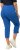 Ulla Popken Stretch Basic Bengaline Capri Pants Royal Blue - Női Farmer & Nadrágok Nagy Méretekben – Plus Size - 