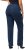 Ulla Popken Straight Leg Elastic Waist Mandy Fit Stretch Jeans Denim Blue - Női Farmer & Nadrágok Nagy Méretekben – Plus Size - 