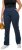 Ulla Popken Straight Leg Elastic Waist Mandy Fit Stretch Jeans Denim Blue - Női Farmer & Nadrágok Nagy Méretekben – Plus Size - 