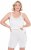 Ulla Popken Lace Hem Stretch Viscose Knit Bicycle Length Lounge Shorts White - Női Farmer & Nadrágok Nagy Méretekben – Plus Size - 