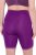 Ulla Popken Lace Hem Stretch Viscose Knit Bicycle Length Lounge Shorts Purple - Női Farmer & Nadrágok Nagy Méretekben – Plus Size - 