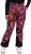 Ulla Popken Hyprar Rose Print Fully Lined Ski Pants Orange - Női Farmer & Nadrágok Nagy Méretekben – Plus Size - 