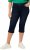 Ulla Popken Basic Capri Sarah Fit Jeans Denim Blue - Női Farmer & Nadrágok Nagy Méretekben – Plus Size - 