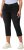 Ulla Popken Cropped Stretch Blend Mony Jeans Black - Női Farmer & Nadrágok Nagy Méretekben – Plus Size - 