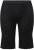 Ulla Popken Frayed Hemline Elastic Waistband Bermuda Shorts Black - Női Farmer & Nadrágok Nagy Méretekben – Plus Size - 