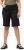 Ulla Popken Frayed Hemline Elastic Waistband Bermuda Shorts Black - Női Farmer & Nadrágok Nagy Méretekben – Plus Size - 
