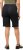Ulla Popken Frayed Hemline Elastic Waistband Bermuda Shorts Black - Női Farmer & Nadrágok Nagy Méretekben – Plus Size - 