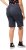 Ulla Popken Frayed Hemline Elastic Waistband Bermuda Shorts Navy - Női Farmer & Nadrágok Nagy Méretekben – Plus Size - 