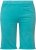 Ulla Popken Frayed Hemline Elastic Waistband Bermuda Shorts Bright Turquoise - Női Farmer & Nadrágok Nagy Méretekben – Plus Size - 