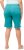 Ulla Popken Frayed Hemline Elastic Waistband Bermuda Shorts Bright Turquoise - Női Farmer & Nadrágok Nagy Méretekben – Plus Size - 