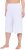 Ulla Popken Wide Leg Flared Bermuda Shorts White - Női Farmer & Nadrágok Nagy Méretekben – Plus Size - 
